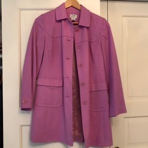 Pink Anny Taylor Loft Peacoat